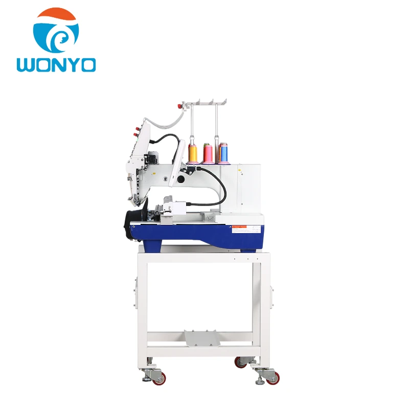 عالية السرعة المنزل استخدام 1 رئيس آلات الخياطة والتطريز 15 الإبر سعر جيد لقبعة قبعة التي شيرت التطريز المسطح