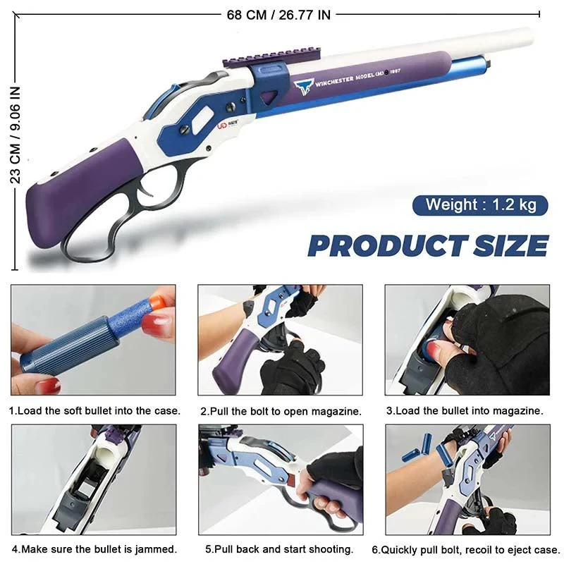 UDL M1887 Shell Ejection Foam Blaster