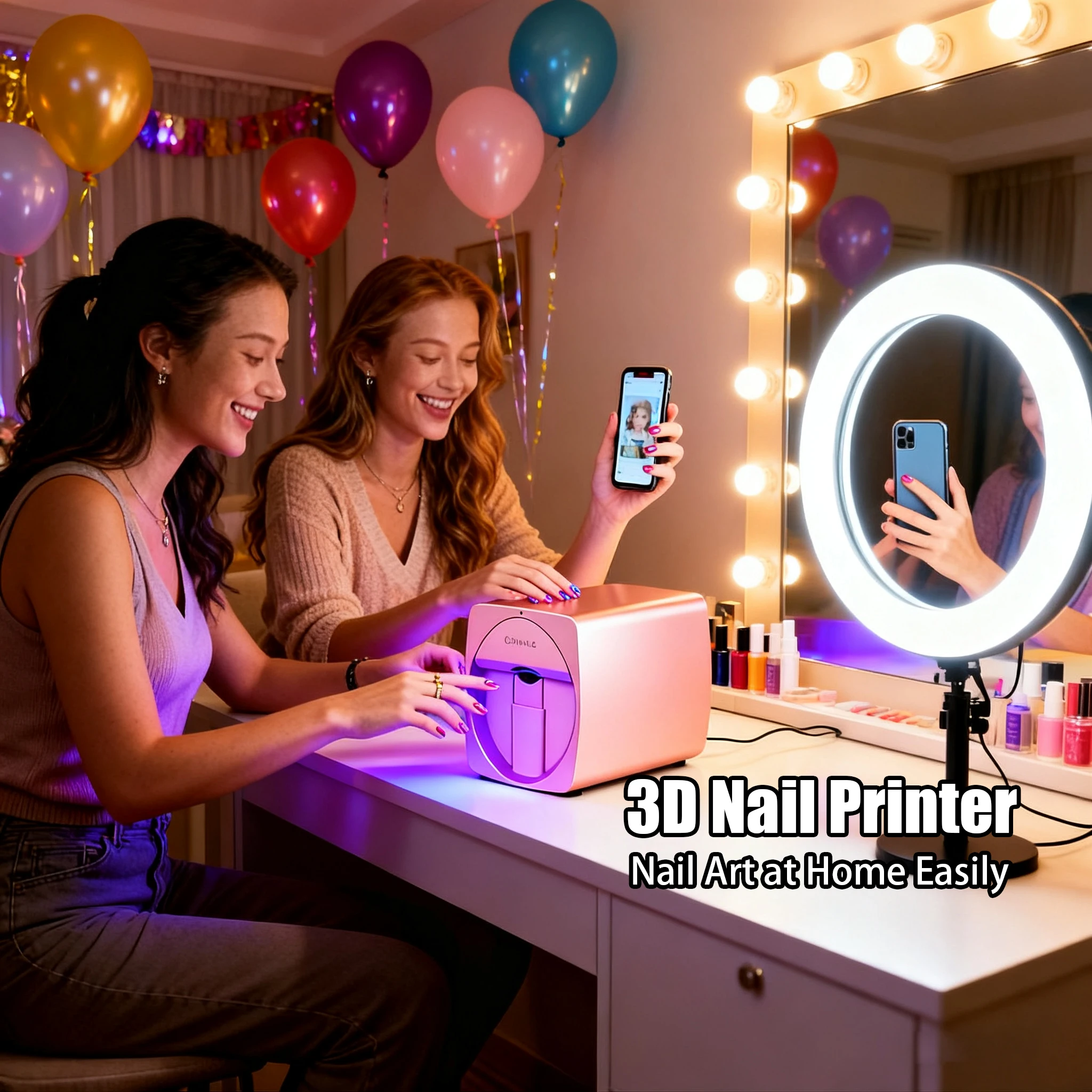 

O2NAILS Smart Nail Art Printer - Innovative Digital Technology Provides Perfect Nail Solutions For Salons And Individuals