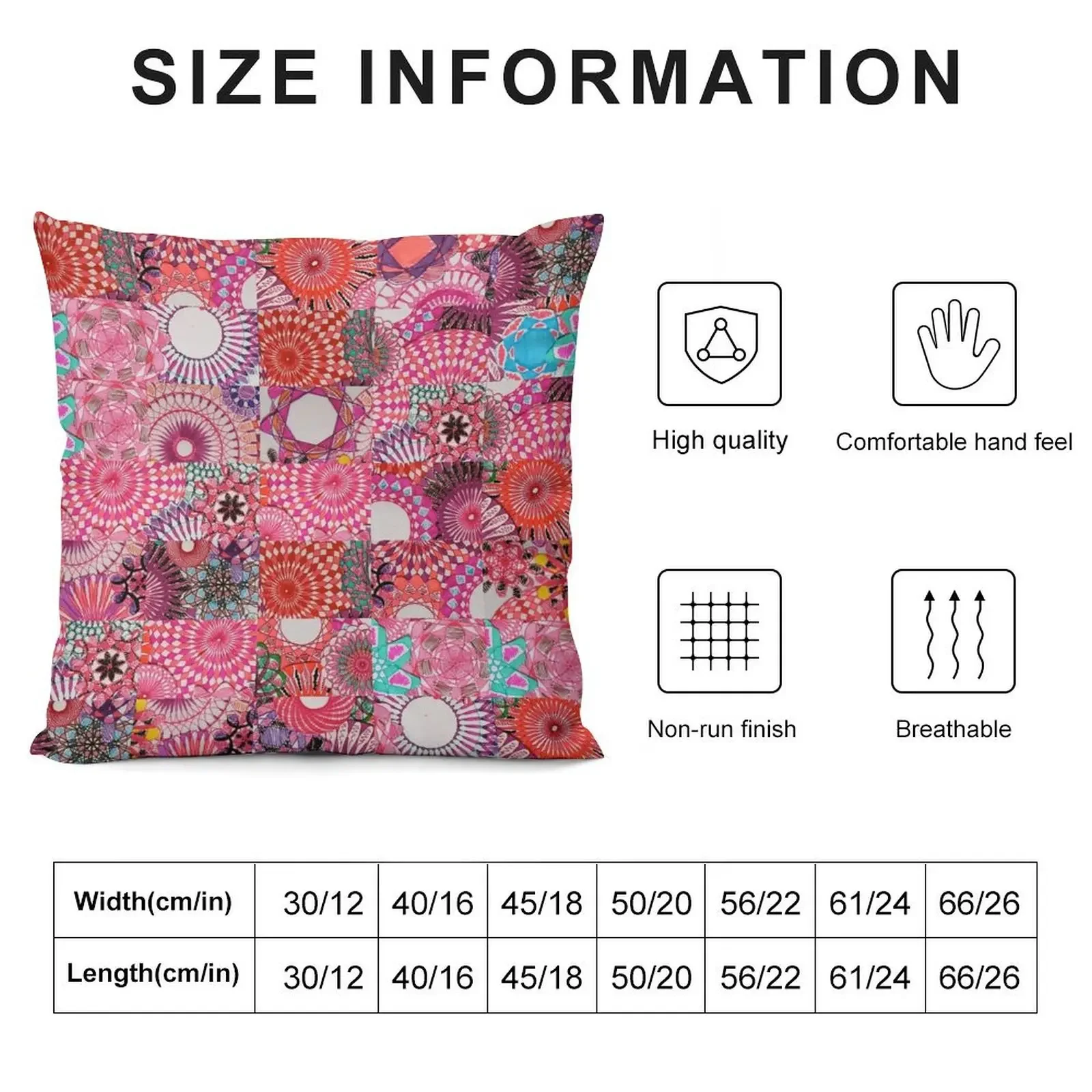 Tiled Pink Randomized Jigsaw Spirograph Design Throw Pillow Christmas Pillow Covers Sofa Cushions bed pillows pillow