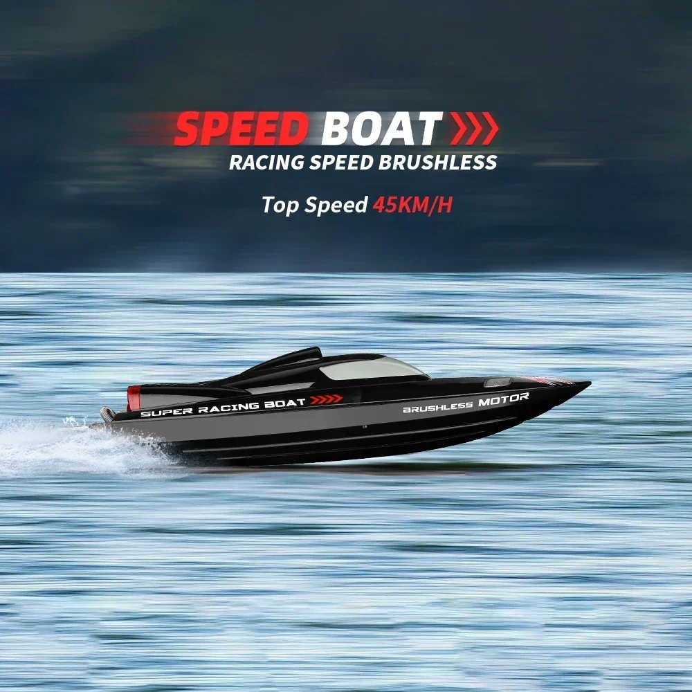 WLtoys WL916 WL915-A RC Boat 2.4Ghz 55KM/H Brushless High Speed Racing Ship 2200mAh Remote Control Speedboat Toys For Adults