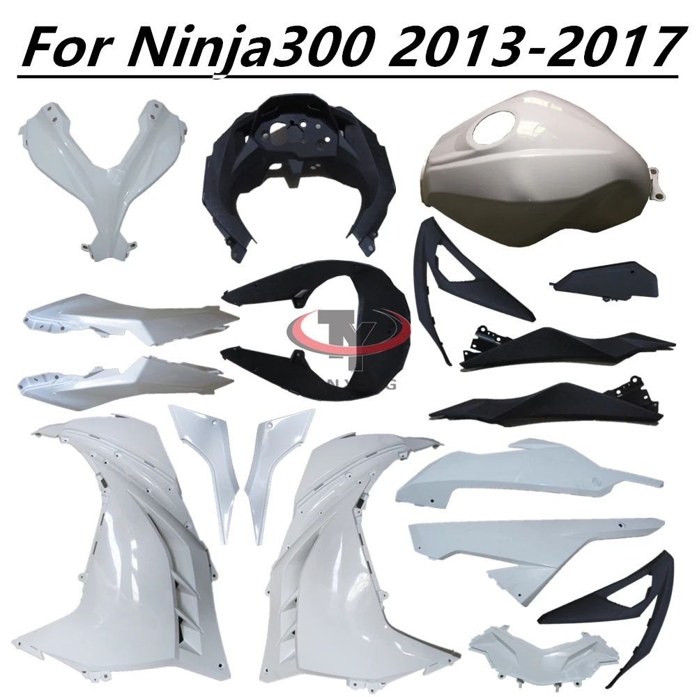 Plastic parts Motorcycle For Ninja300 2013 2014 2015 2016 2017 Fit ninja 300 Unpainted Fairing Bodywork Injection Accessories view 3