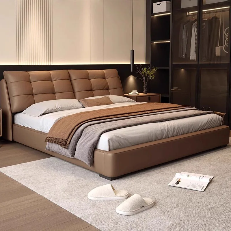 

Leg Support Waterproof Bed Queen Modern Storage Sleeping Beds Bedroom Lounge Double Muebles Para El Hogar House Accessories