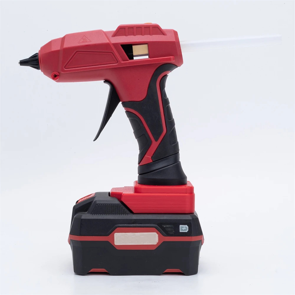 Electric Cordless Hot Melt Glue Gun for Lidl Parkside X20V Lithium Battery W/10pcs Glue Stick Hot Melt Welding Home Crafts DIY