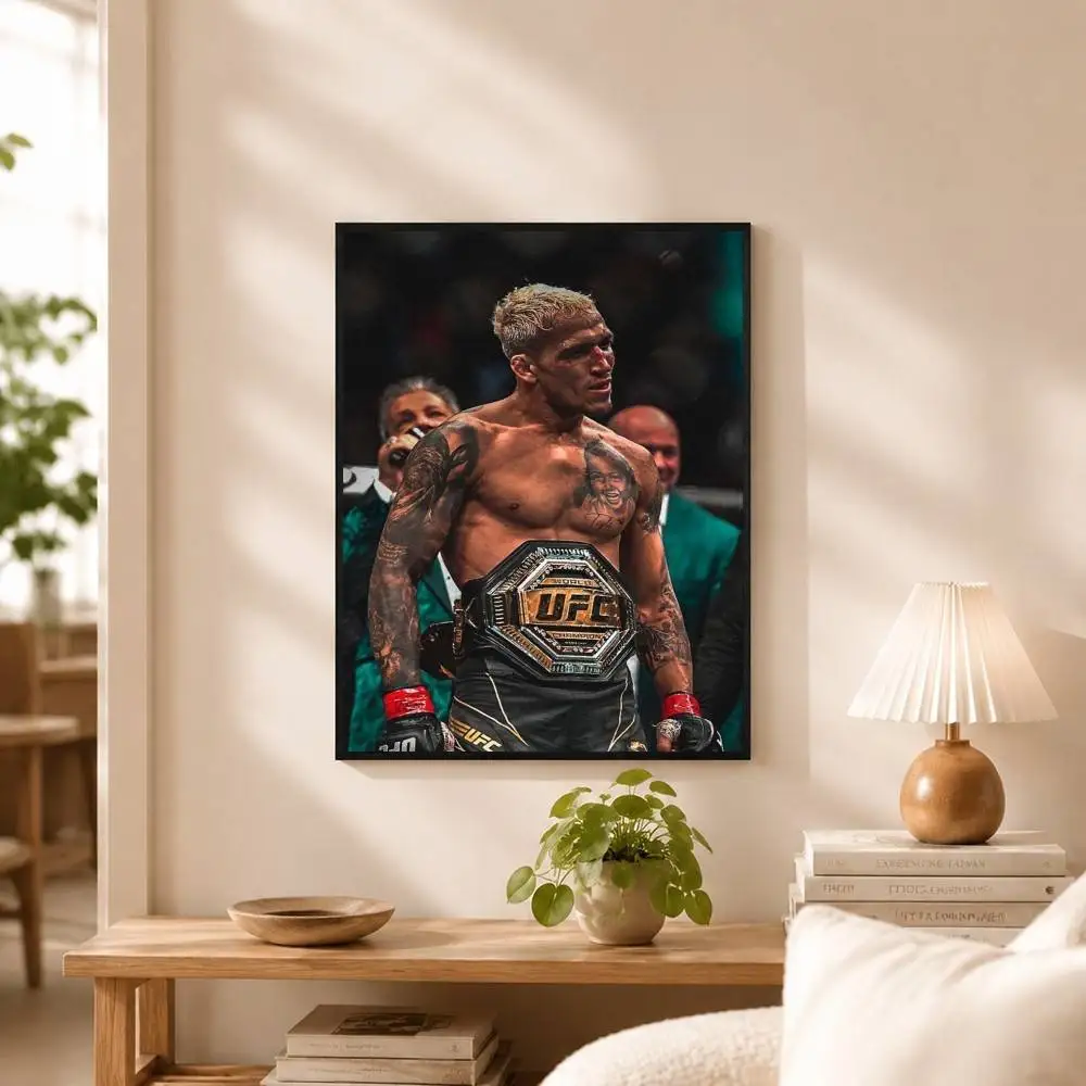 Fighter C-Charles Oliveira Poster High Quality Dorm Living Room Aesthetic Wall Decoration Painting Stickers Gift