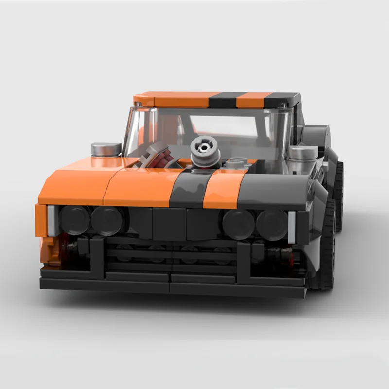 301 قطعة MOC جديد ​ ​ لعبة مكعبات بناء تعليمية للأطفال على شكل مدينة أبطال السريعة 1970 442 هدية