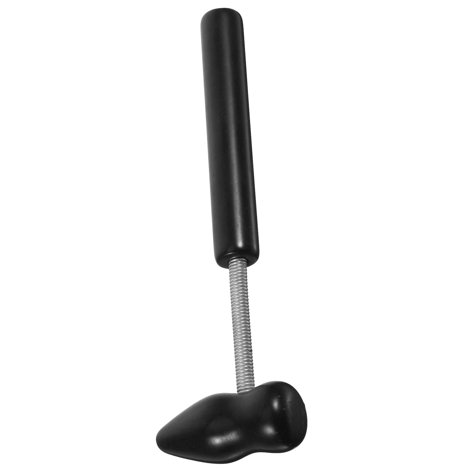 

Massage Hammer Black Bian Stone Spring Design Shoulder Neck Back Manual Massager Body Knock Hammer Acupuncture Roller Portable