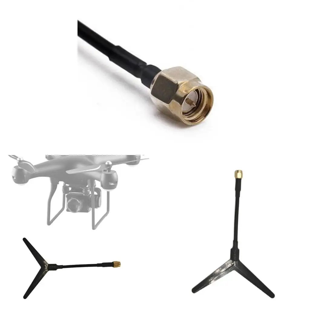 

1.2G Y-shaped Antenna SMA Interfaces Antenna 5dBi Video Transmission Antenna for FPVs Repair