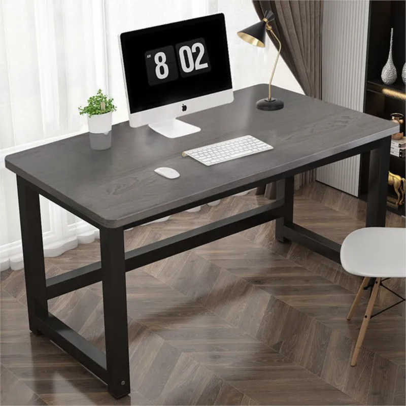 Computer Desktop Desk Home Bedroom Modern Minimalist Rental Office Table Student Study Long Desk