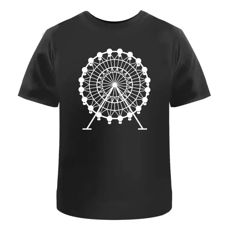 Ferris Wheel' T Shirt 100 Cotton S Xxl Ta017734