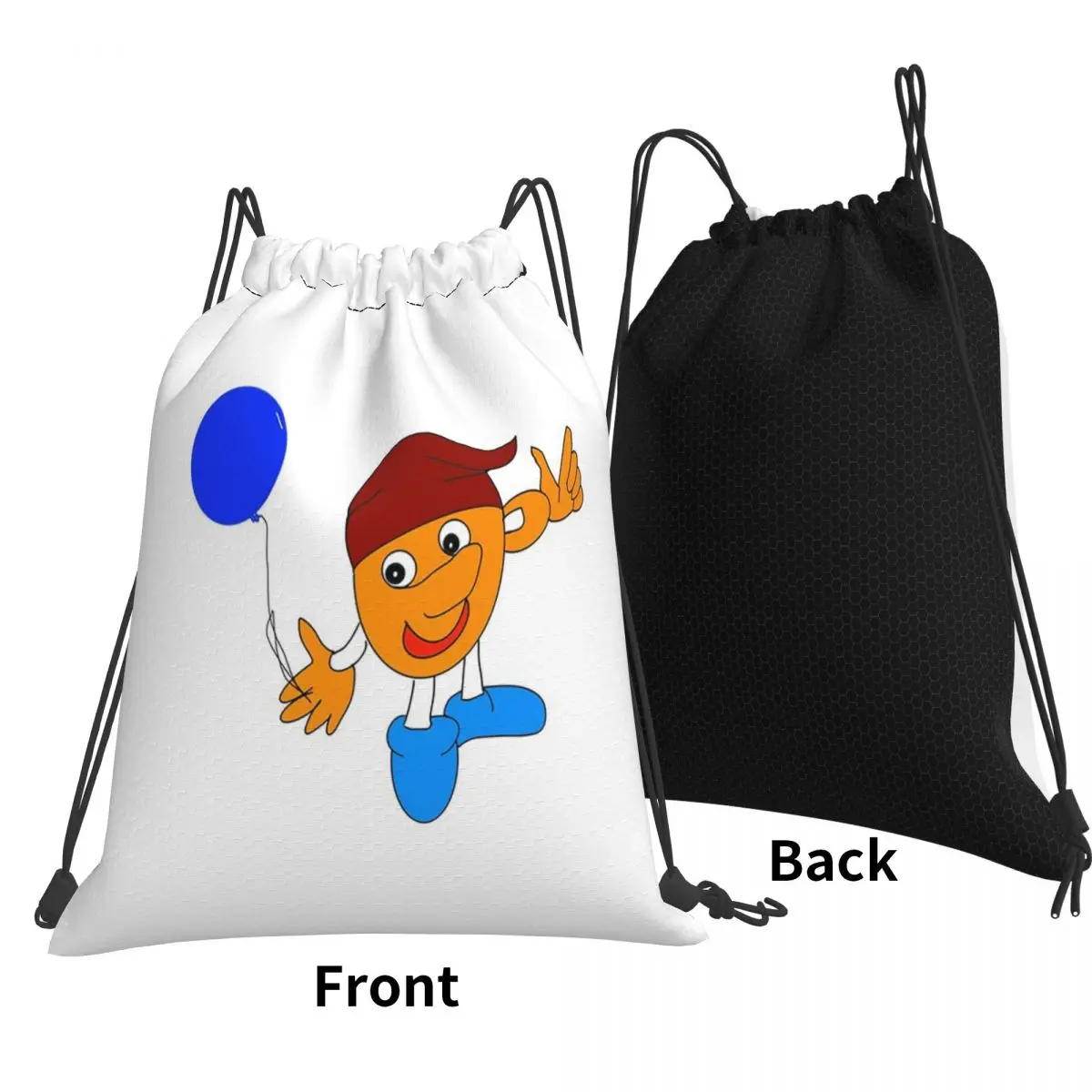 Fun Comic Backpacks Multi-function Drawstring Bags Sports Bag Book Bags for Travel Students