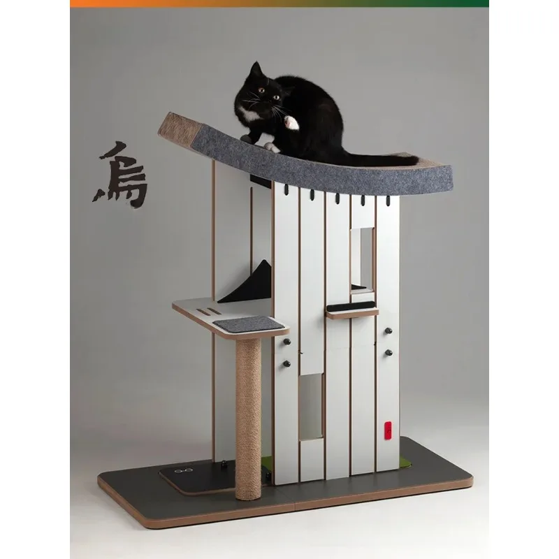 

Mega Sle Сизалевое кошачье дерево 45 дюймов, очень большая износостойкая доска для царапин, гнездо из пеньковой веревки, башня, кровать для собаки