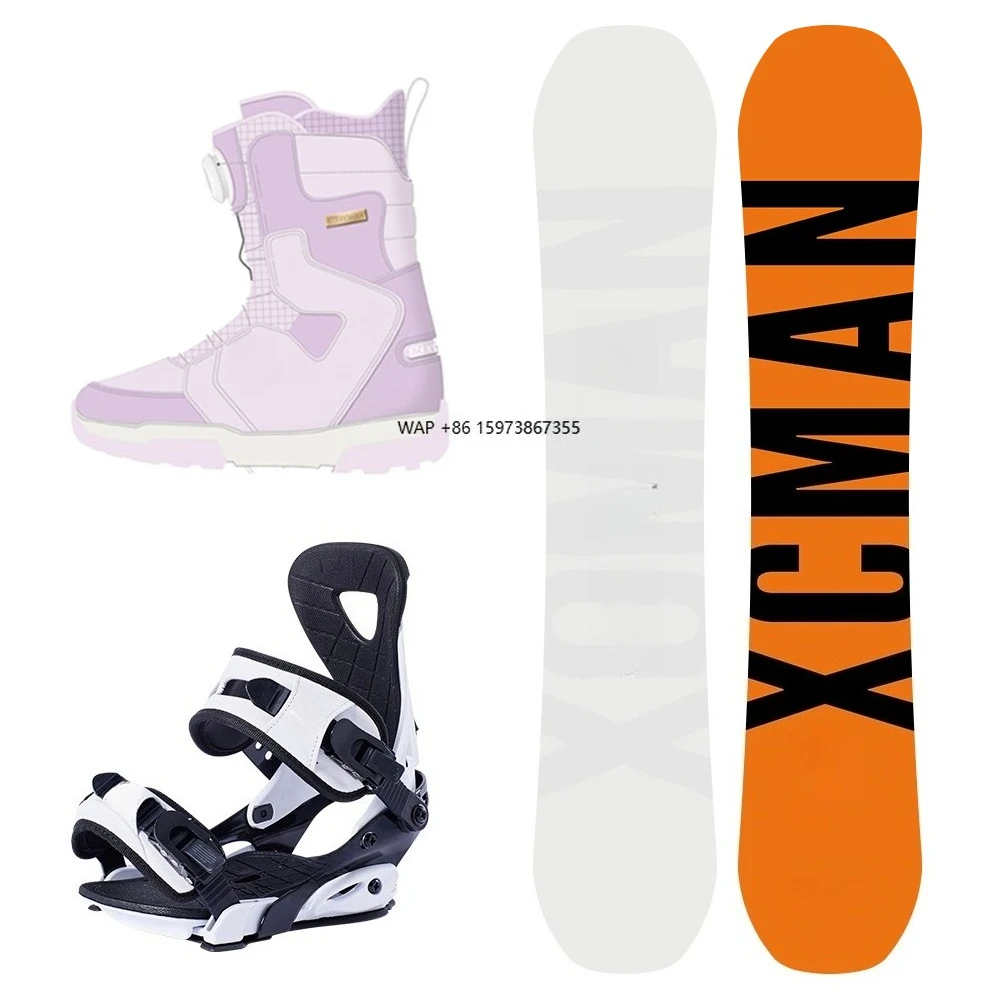 

Women Snowboard Full Package Skiing Board Carbon Fiber Snowboard Set All Mountain