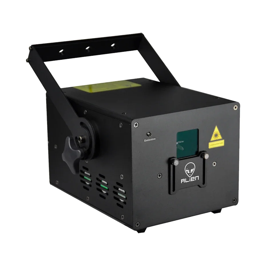 ALIEN 5W 8W RGB Animation Beam Scanner ILDA SD Card Laser Light Projector with Analog Modulation DJ Disco Party Bar Stage Lamp