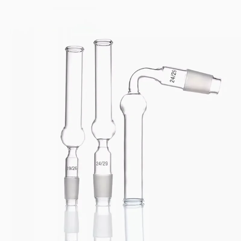 Glass drying tube straight/oblique/U-shaped high borosilicate high temperature resistant material 14/19/24/29# port