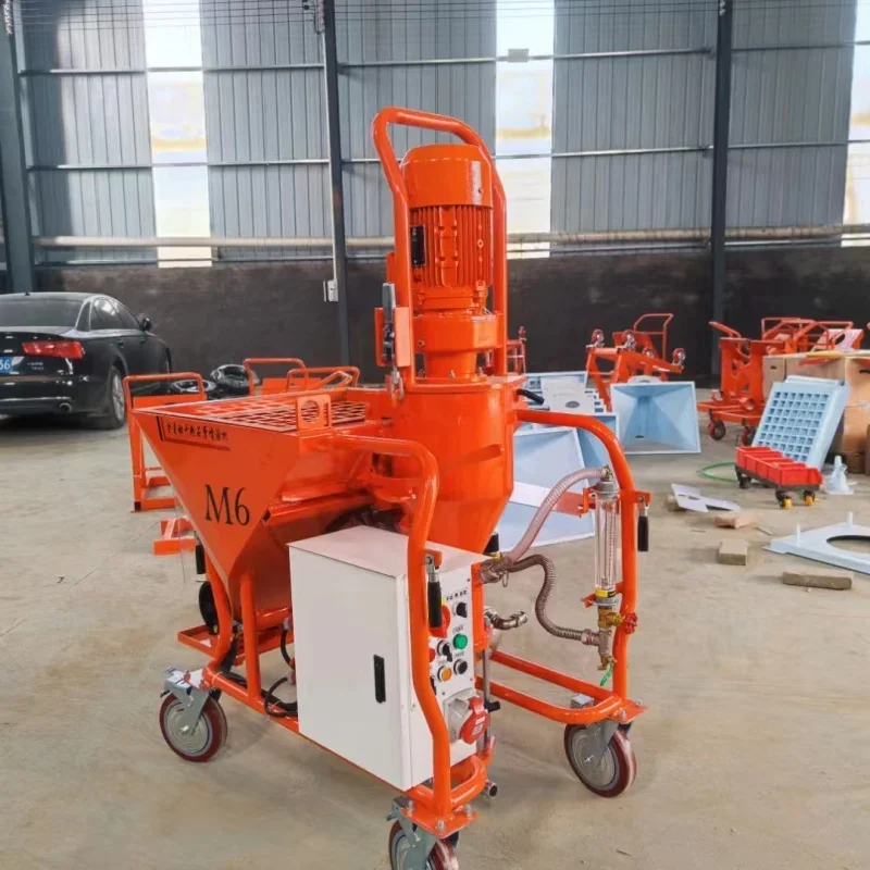 Wall Plaster Machine Gypsum Spraying Machine  Advanced Technology Plaster Station
