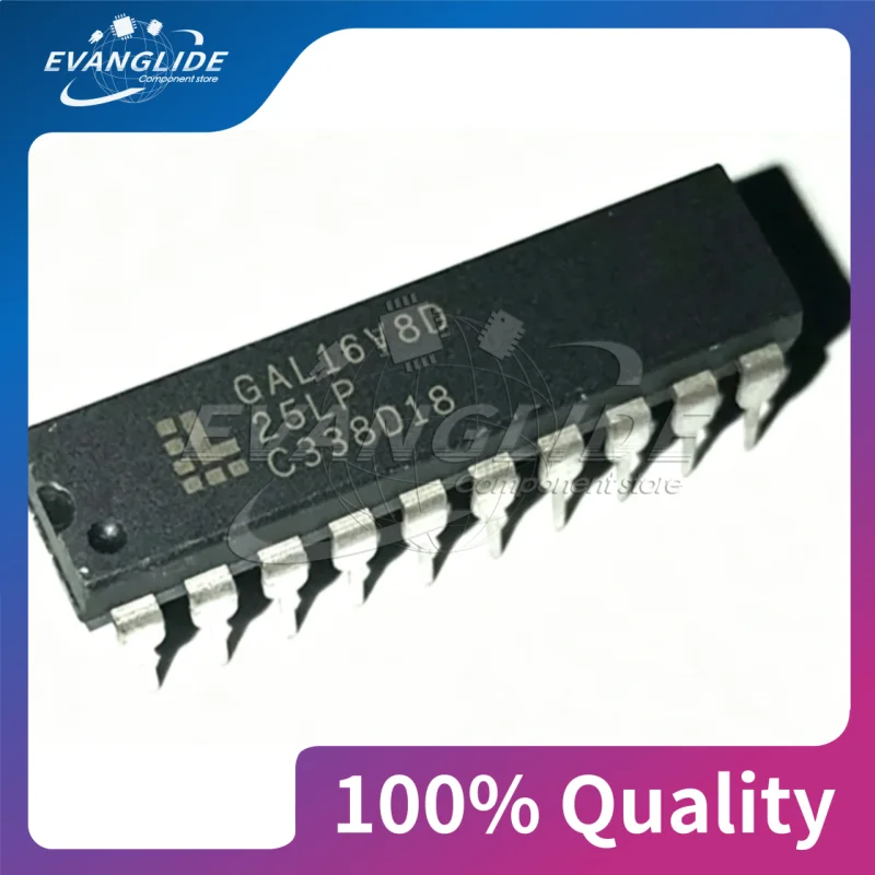 5 PCS/LOT GAL16V8D-25LP -15LP GAL16V8 GAL16V8D-25LP GAL16V8D-25LPN Programmable General Logic Device DIP