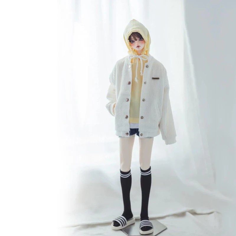 D04-B192 children handmade toy BJD/SD 1/3 1/4 MSD SD10 POPO68 Hooded casual suit 4pcs/set