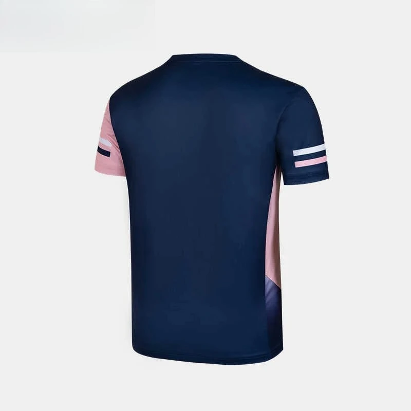 جديد للنصر الريشة الملابس مضرب الرياضة قصيرة الأكمام تي شيرت مريح للتنفس ماصة للعرق كول دائم #4