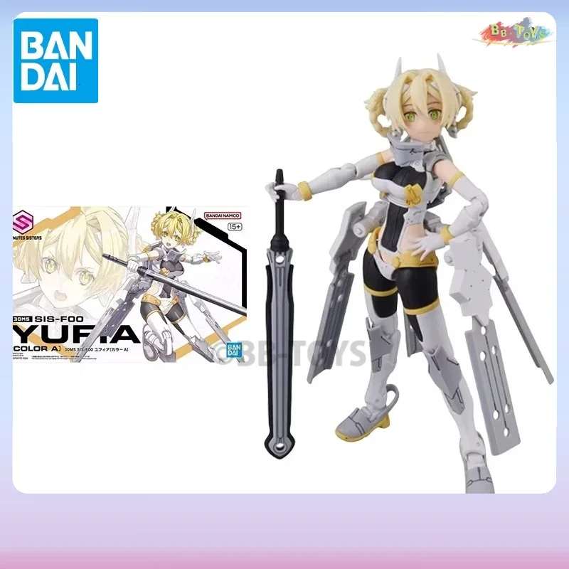 

Оригинальный комплект модели в наличии BB Bandai 30MS, аниме фигурка SIS-F00 YUFIA (цвет A), экшн-фигурки, игрушки, орнамент, подарки для детей