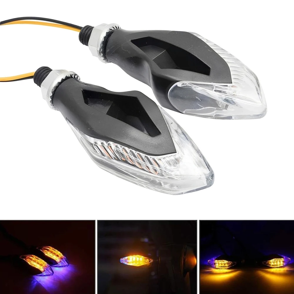 35W 12V LED Motorcycle Tail Lights ABS Plastic and LED Lamp Beads Turn Signal Lamp Running Light