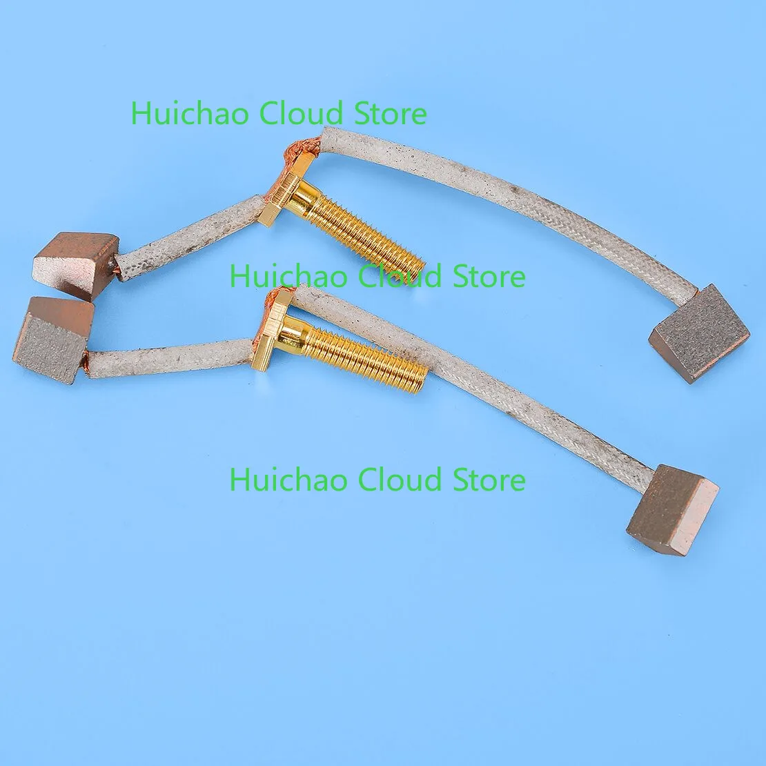 2Pcs Electric Forklift Carbon Brushes Replacement Fit For Noblelift Pump Station Motor Heavy Duty Conductive Parts