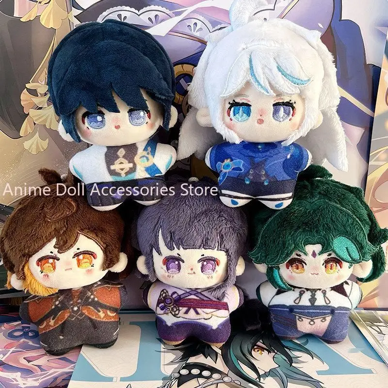 

Новый Genshin Impact Wanderer Furina косплей аниме плюшевые 10 см милые мягкие тела плюшевые мультяшные кулоны подарки на день рождения