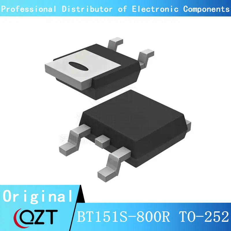 10 pçs/lote BT151S-800R TO252 BT151 800R BT151S-800 DPAK BT151S 800R TO-252 de chips SMD Novo local