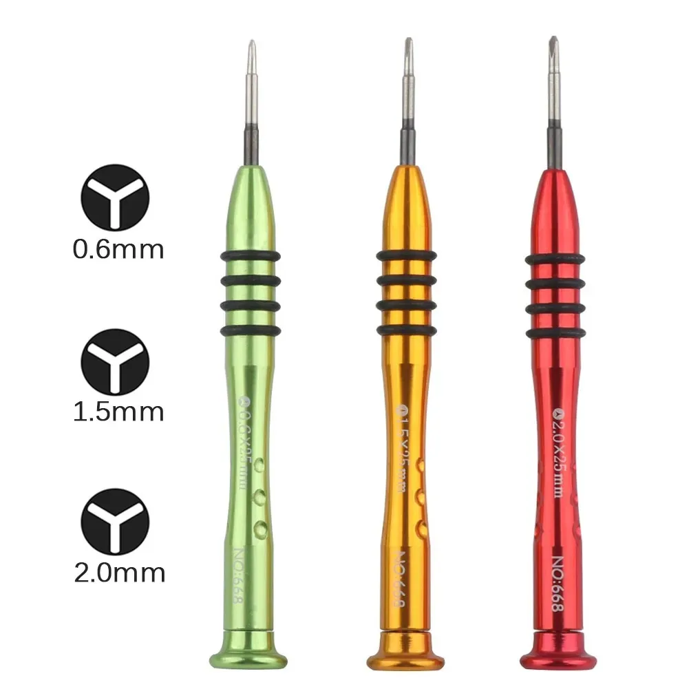 0.6mm 1.5mm 2.0mm Y Tip Triwing Screwdriver for  Switch JoyCon for iPhone for Samsung for Smartwatch Repair Disassembly Tools