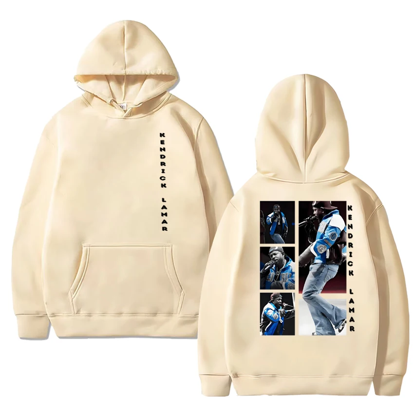 Kendrick Lamar 2025 world Tour Graphics black Hoodies New Men women hip hop Casual streetwear Unisex Fleece Sweatshirt pullovers