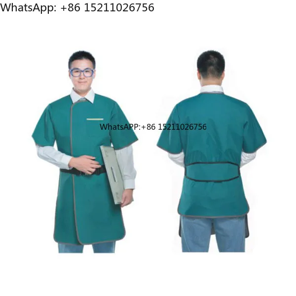 0.25/0.35/0.5mm Pb Lead Apron for X-ray Room Radiation Protection CE/ISO Certified 1000x600mm 900x600mm Sizes Jacket