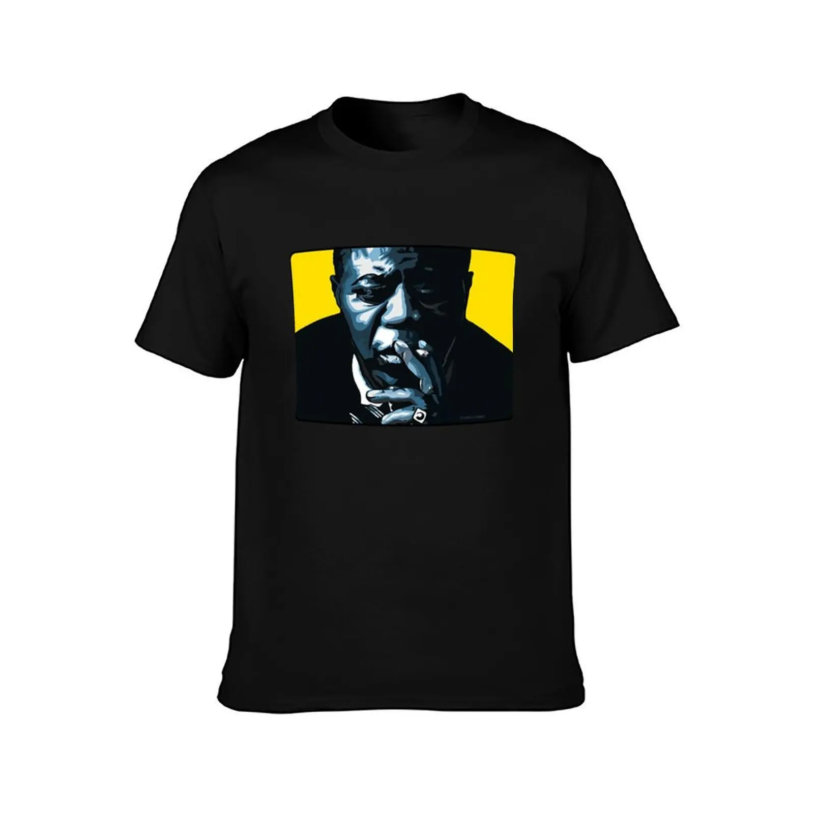 Louis Armstrong T-Shirt, Summer Casual Cotton Tee, Oversized Streetwear Tops, Vintage Graphic Print, Loose Fit Short Sleeve