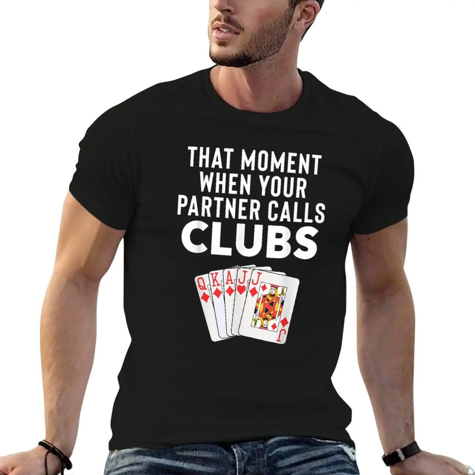 Cool Euchre Card Player Design, Funny Euchre Gamer Gift T-Shirt graphic tee shirt quick-drying man clothes men t shirt