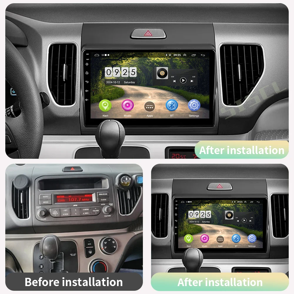 2din Car Radio Carplay Android Auto All In One For KIA Ray 2011 - 2017 Multimedia Video Player GPS Navigation Autoradio DSP