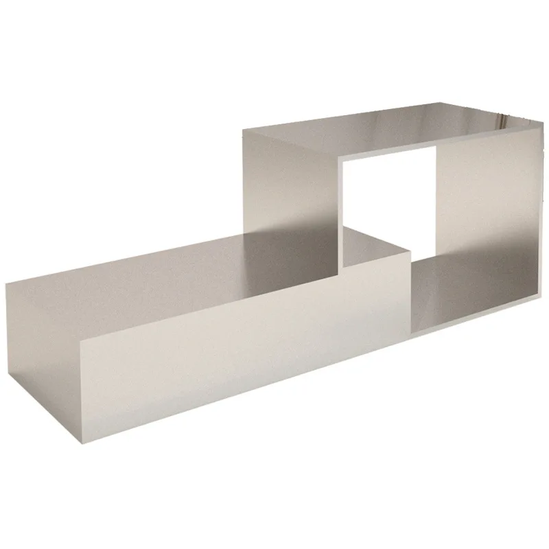 

Clothing store Nakajima, flowing water stainless steel display table