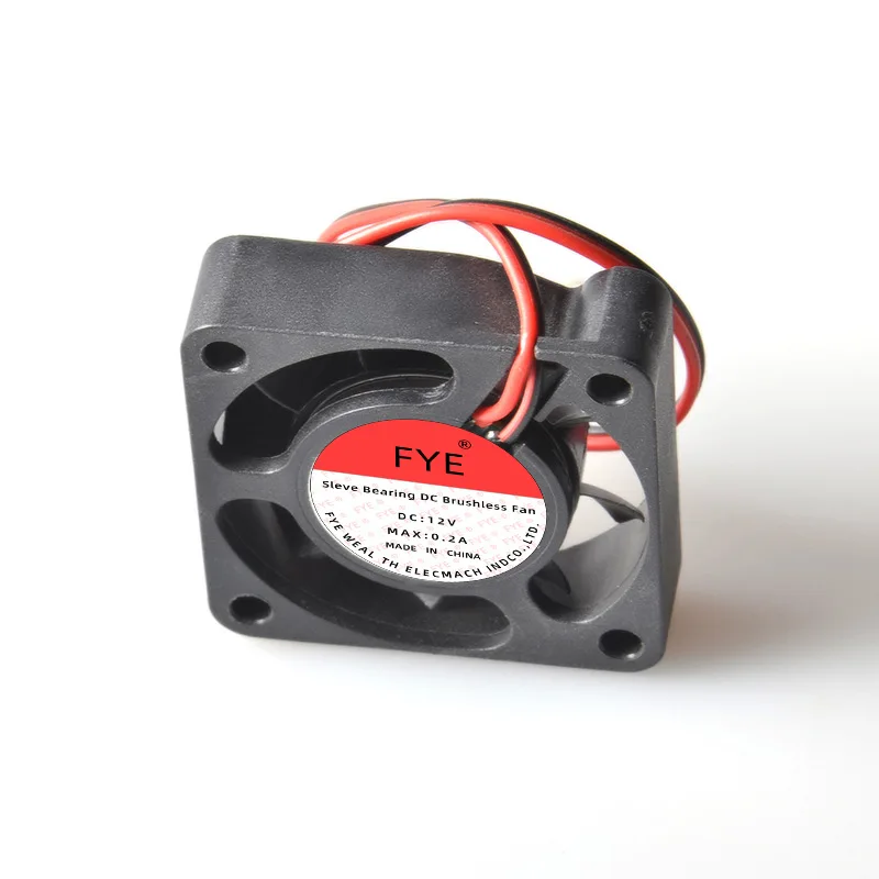 FYE 4cm Brushless Fan 4010 12V DC Cooling Radiator Ventilator For Desktop Case HVAC System Small Electronic Cooler