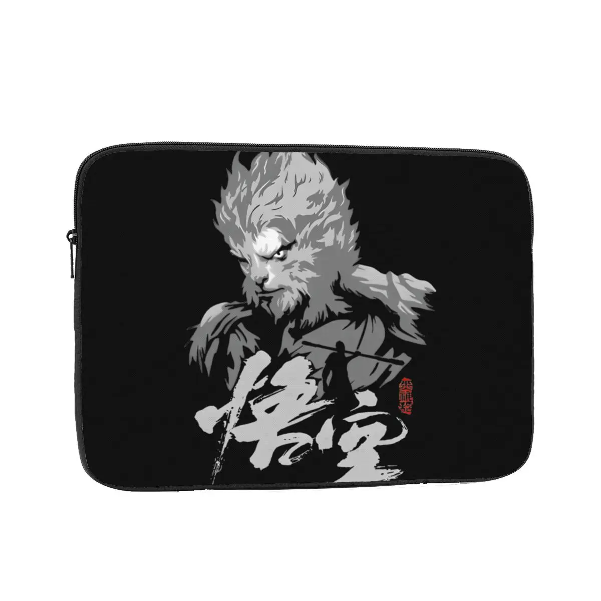 Black Myth Wukong Laptop Sleeve Cover Bag 12 13 15 17 Inch Notebook Bag Sleeve 2024 3A Video Game Computer Shockproof Case Bag