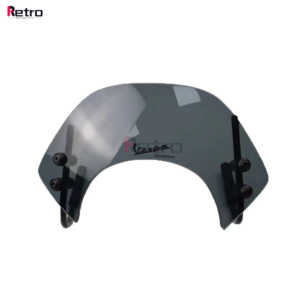 Motorcycle Acrylic Small Windscreen Wind Deflector Protector Screen Windshield For VESPA GTS300 250 HPE 2013 - 2024 Accessories