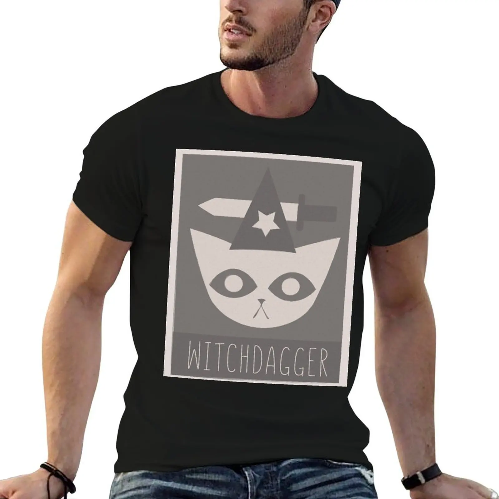 

WITCHDAGGER - Night in the Woods print v.2 T-Shirt man t shirt luxury t shirts for man cotton T-Shirt