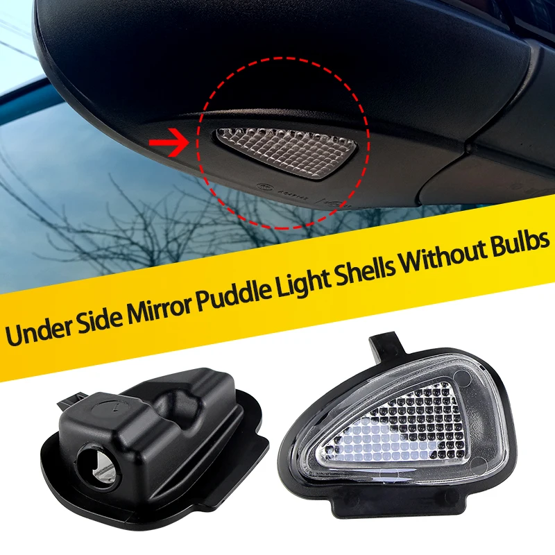 

2PCS No Bulbs Shells Side Mirror Turn Signal Light Housing Covers For VW Golf 5 Jetta MK5 Variant EOS Passat B5.5 B6 Sharan
