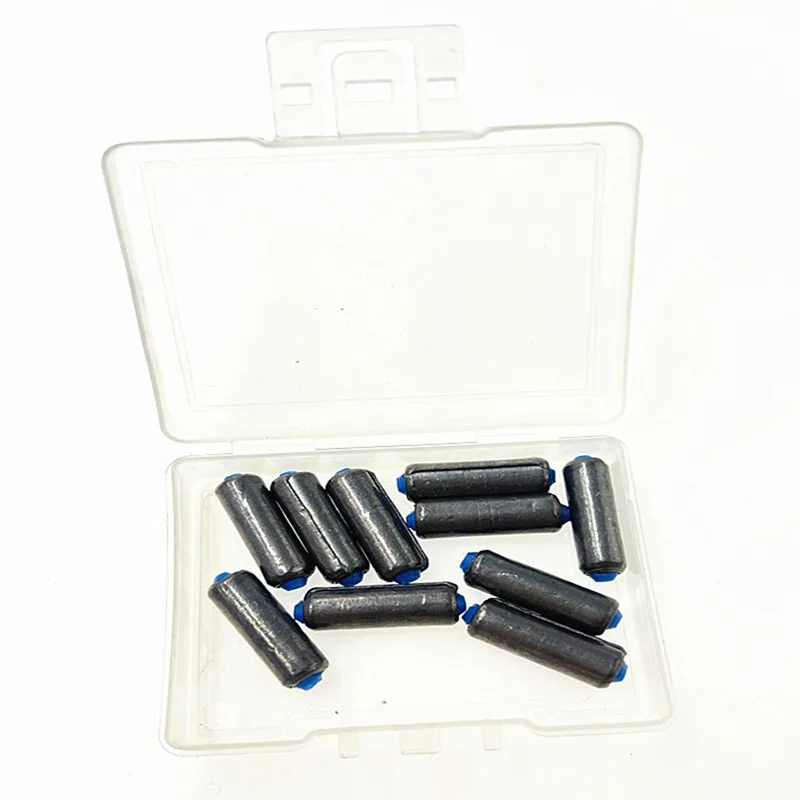 10pcs/box 1g/1.5g/2g/2.5g/3g/3.5g/4g/5g/6g/8g/10gFishing Lead Sinker Set Quick Replace Fishing Line Accessories Tackles Pesca