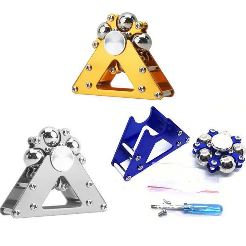 Ferris Wheel Fidget Spinner With Stand Metal Gyroscope Stress Relief Toys ADHD Focus Anxiety Office Fun Gifts Adults