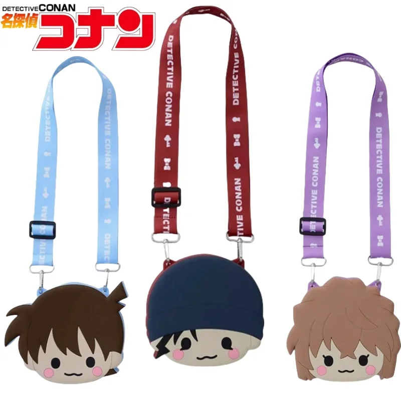 

Detective Conan One Shoulder Shrink Crossbody Bag Cartoon Shinichi Kudo Plush Organizer Holiday Gift Casual Stylish Commuting