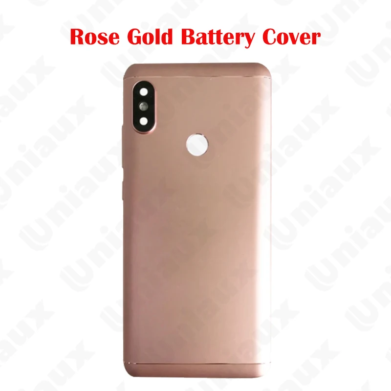 For Xiaomi Redmi Note 5 Pro Note5 Metal Battery Back Cover Replacement Parts Housing Case With Camera Lens Buttons