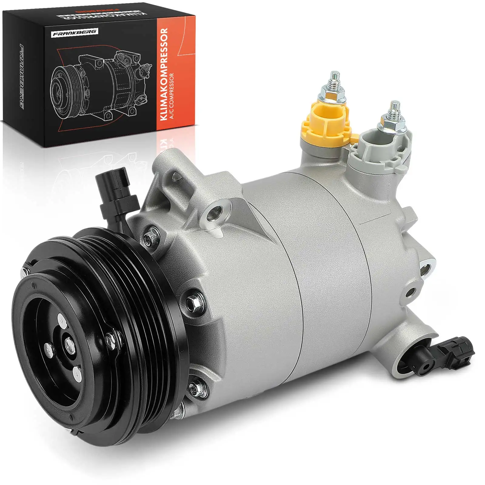 Compresseur de climatisation Frankberg 1x pour Ford Kuga II DM2 2.0L 2017-2018 5257338 2024996 1840805 CV6119D629AE CV6119D629AJ
