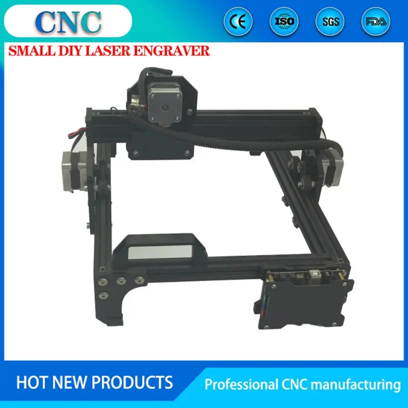 Small DIY CNC engraving machine GRBL control 3 axis, ceramic acrylic wood , laser printing