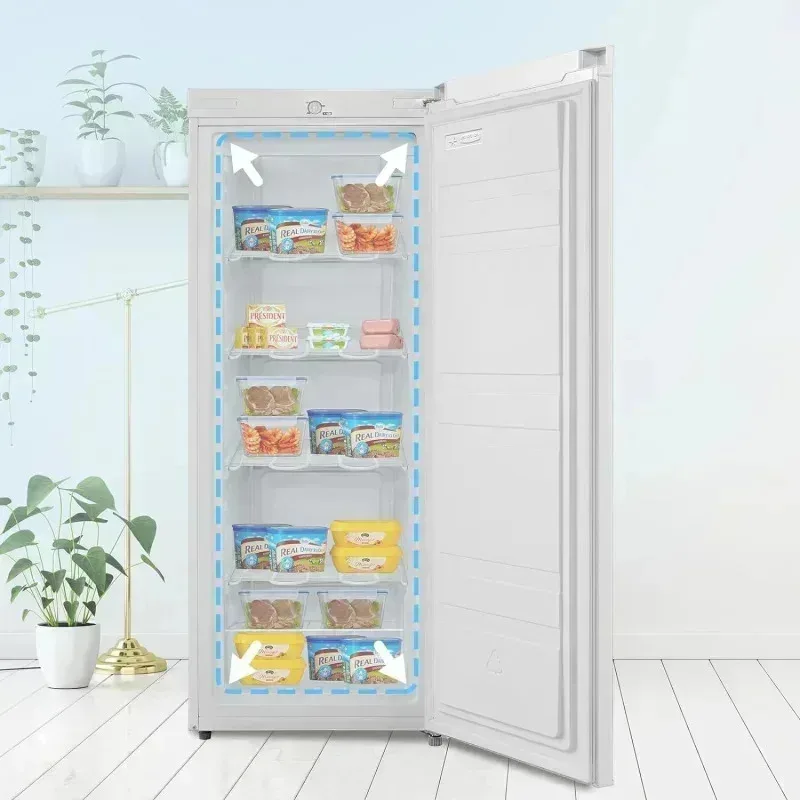 QZA4-Midea MRU05M2AWW Upright Freezer,5.3 Cu.ft,white,$R