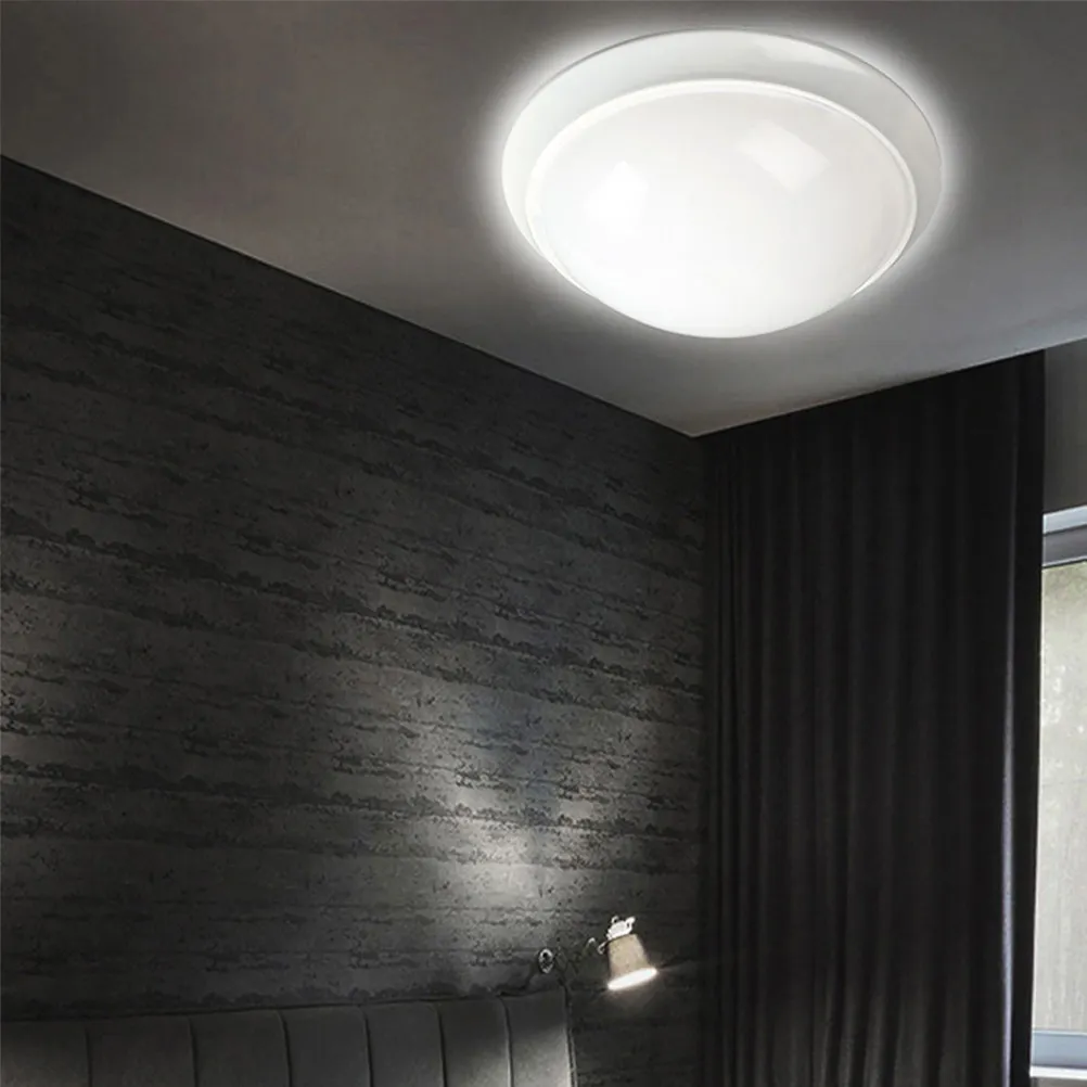 4pcs Led Ceiling Shade Pvc Mushroom Lampshade Replacement Round Diffuser For Hallway Corridor Balcony Wall Sconce Light