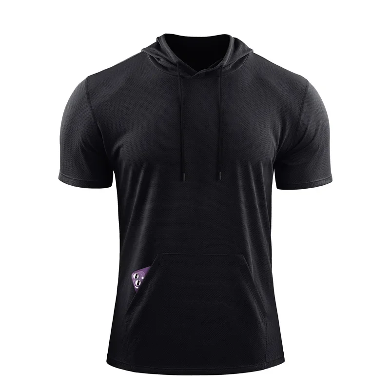 

MenQuick Dry Short Sleeve T-shirts Jogging Sport Shirt Gym Jerseys Fitness Shirt Trainer Running T-Shirt Breathable Sportswear