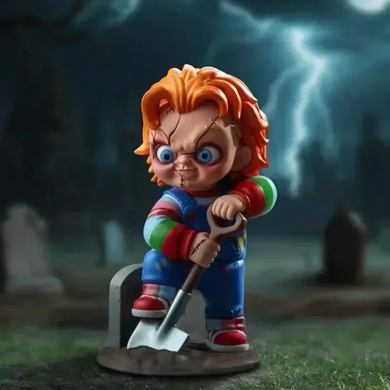 

POP MART Chucky Franchise Series Blind Box Toys Kawaii Anime Action Figure Caixa Caja Surprise Mystery Box Dolls Girls Gift